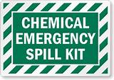 Emergency Spill Kit Sign Pictures