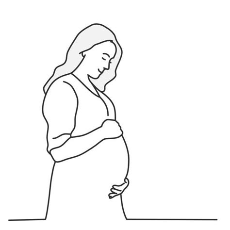 140 Black Woman Pregnant Belly Drawing Stock Illustrations Royalty Free Vector Graphics And Clip