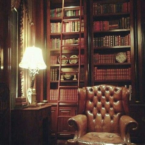 A Gentlemans Study Home Library Rooms Home Library Victorian Library