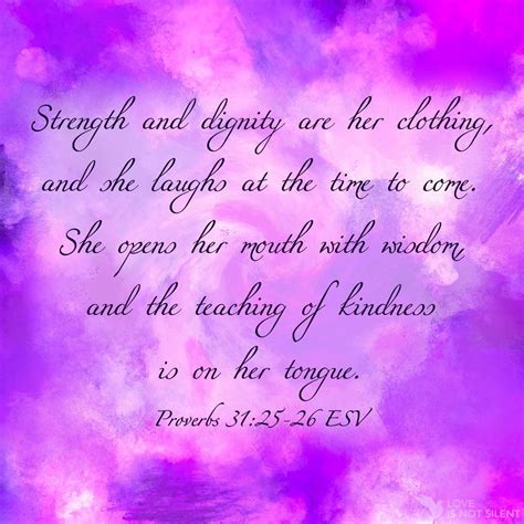 Teaching Kindness Proverbs 31 25