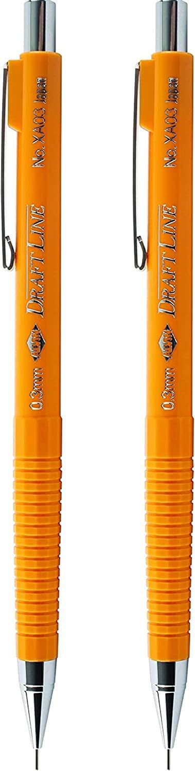 Buy Alvin Xa03 Draft Line Mechanical Pencil Pack Of 2 Yellow Barrel 0