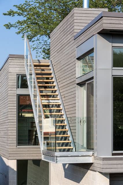 Modern Urban Infill Modern House Exterior Ottawa By Maple Leaf