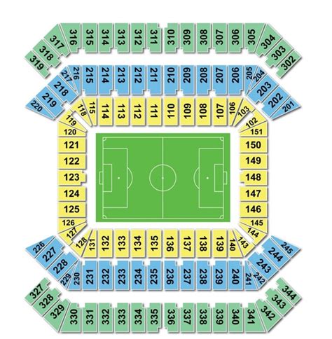 Raymond James Stadium Seating Plan Seating Plans Of Sport Arenas