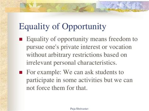 Equalityof Opportunity