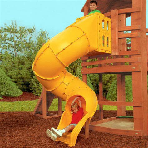 Tube Playground Slide Type Spiral Alvas Play And Fitnesses A Unit