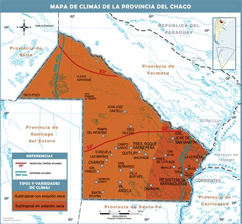 Localidad Mapa Del Chaco Mapa Del Chaco Provincia De Chaco