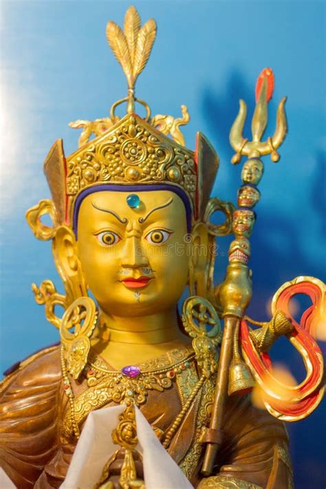 Statue Of Tibetan Buddhist Master Guru Rimpoche Or Padmasambhava Stock Photo Image Of India