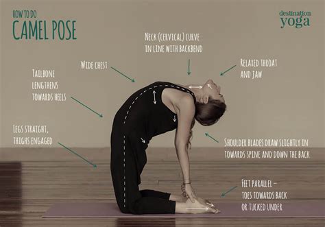 Camel Pose Yoga Steps