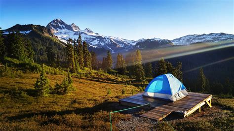 My Campsite For A Night At Elfin Lakes Garibaldi Provincial Park