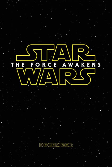 A new poster will be revealed each week. Star Wars 7 Poster Revealed | Collider