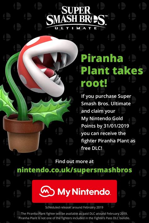 super smash bros ultimate players have one more week to claim piranha plant for free kitguru