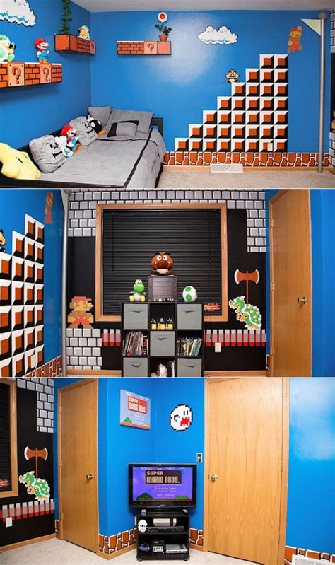 Brothers bedroom bros accessories super mario ideas decorations. Super Mario Themed Bedroom | Sprite Stitch