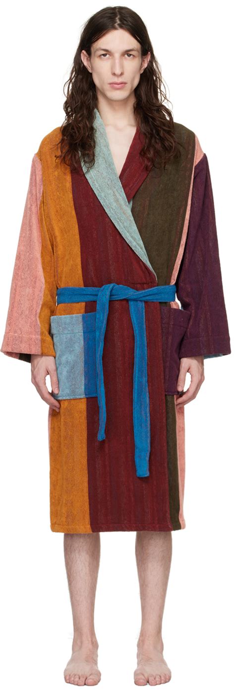 Paul Smith Multicolor Artist Stripe Robe Ssense