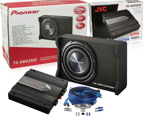 Pioneer Ts Swx2502 10 Subwoofer Jvc Ks Ax3101d Mono Amplifier 8 Ga