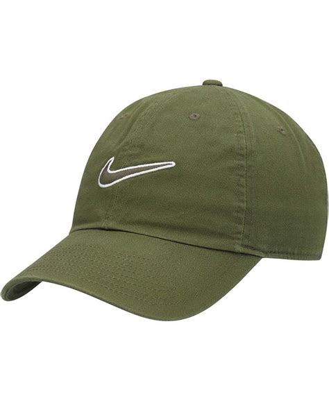 Nike Mens Green Heritage86 Essential Swoosh Adjustable Hat And Reviews