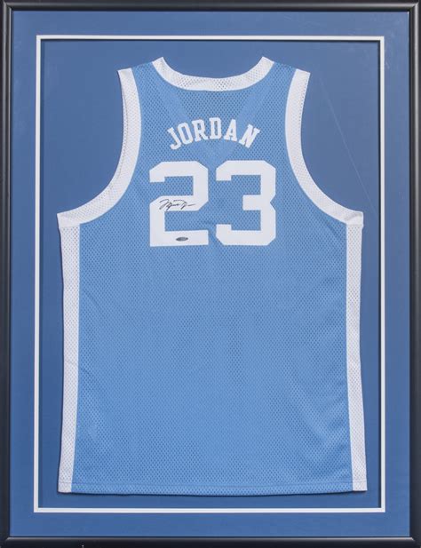 Lot Detail Michael Jordan Signed University Of North Carolina Jersey