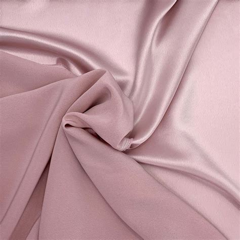 Crepe Fabric Pink Satin Italian Fabric Collection Fabric Collection
