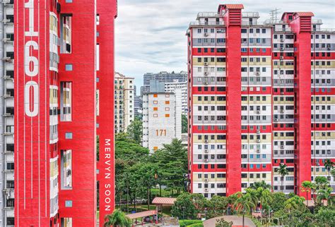 Another View Of Our Colourful Hdb Estate At Mei Ling Street Rsingapore