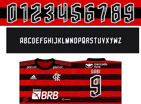 Fonte Camisa Vetorizada Flamengo 2022 23 Arte Caneca Studios Cat