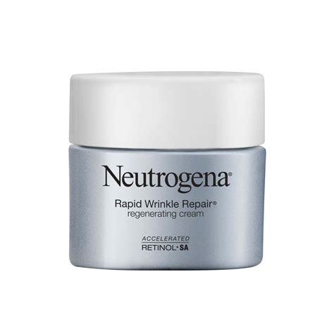 neutrogena rapid wrinkle repair face and neck cream with retinol anti aging 1 7 oz