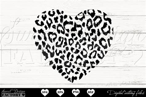 Leopard Heart SVG Graphic by SweetDesignFactory · Creative Fabrica