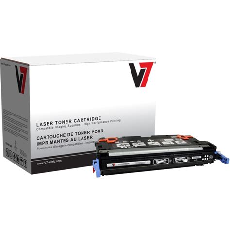 V7 Black Toner Cartridge Black For Hp Color Laserjet 3600 3600n