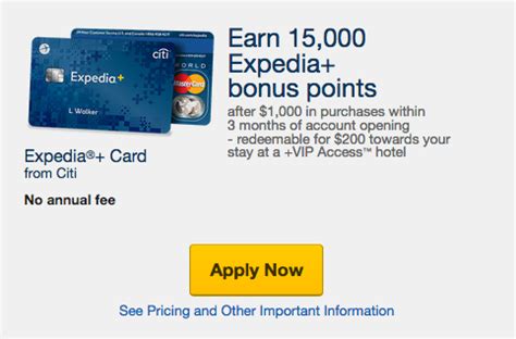 Through that program, even without an expedia credit card, you earn 2 points for. How to Apply for the Expedia+ Card