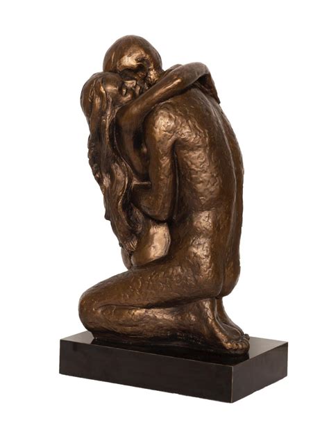 Austin Productions Couple Embracing Bronze Sculpture