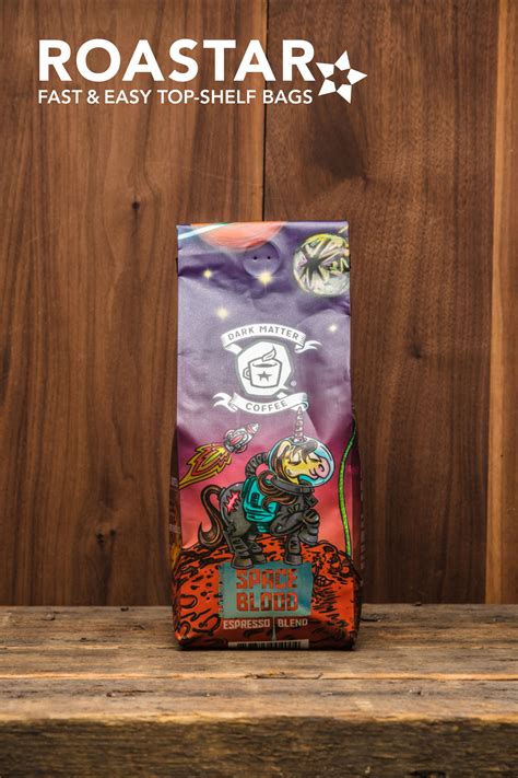 Creative Coffee Packaging Coffee Bag Coffee Bag Design Dark Matter