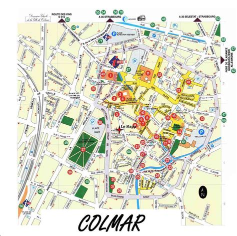 Carte De Colmar Voyage Carte Plan