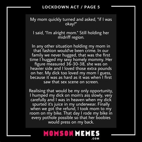 Lockdown With Mom Stories Incest Mom Son Captions Memes