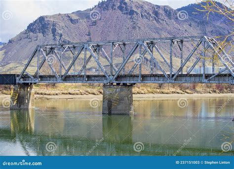 The Bridge Over The North Thompson River In Kamloops British Columbia