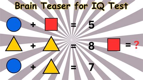 Brain Teaser For IQ Test Can You Solve This Math Test In Secs FES Education