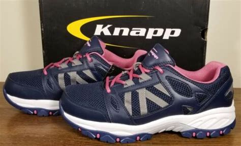 Knapp Allowance Sport K523 Navypink Athletic Steel Toe Work Shoes