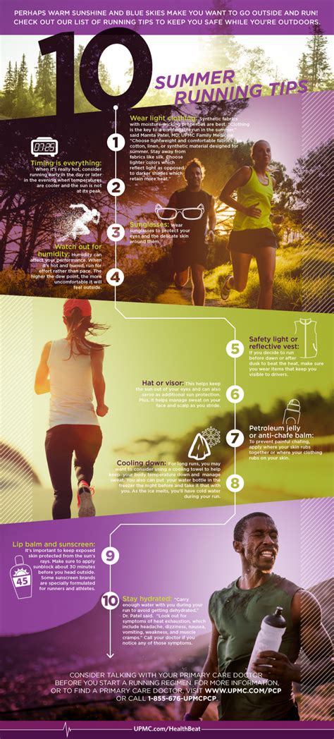 Top Ten Summer Running Tips Upmc Healthbeat