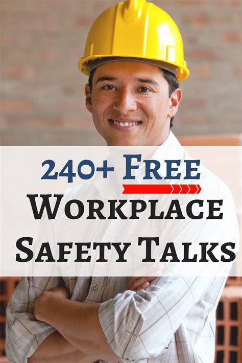 Free Safety Talks And Toolbox Talk Meeting Topics Print And Use