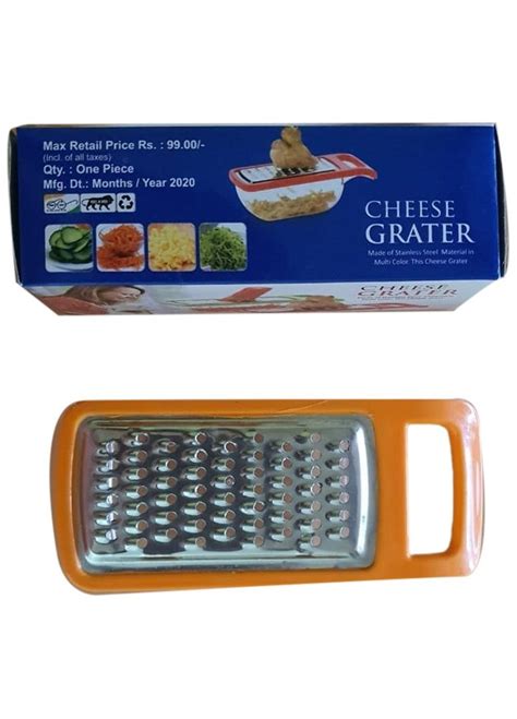 Silver Stainless Steel Plastic Cheese Grater For Kitchen At Rs 135