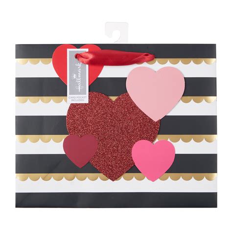Maybe you would like to learn more about one of these? Way To Celebrate Valentine's Day Gift Bag, Glitter Heart ...