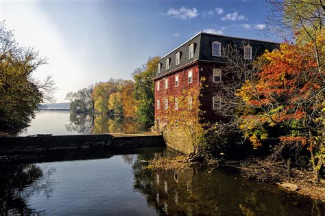 Autumn Morning At The Kingston Mill Photograph By George Oze Fine Art
