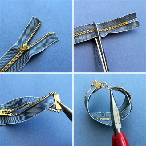 5 Ways To Turn Zippers Into Awesome Arm Candy Diy Zipper Jewelry