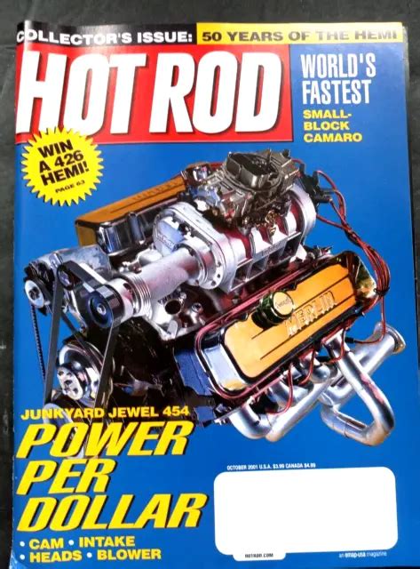 Hot Rod Magazine Collector S Issue Years Of The Hemi October