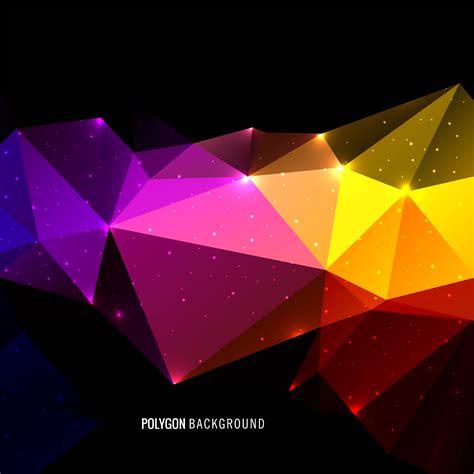 Abstract Colorful Triangle Polygon Background 244227 Vector Art At Vecteezy