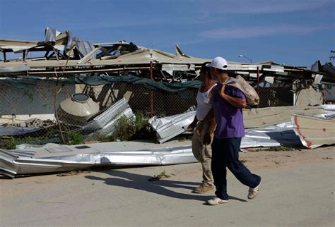 Debris In San Jose Del Cabo After Hurricane Odile Hit In Baja