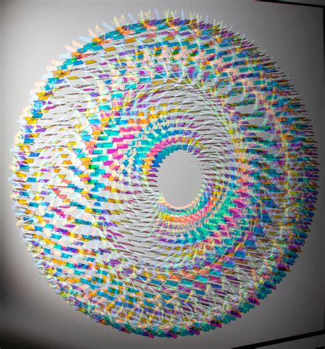Vivid Spectrums Of Color Radiate From Chris Wood S Intricate Installations Of Dichroic Glass