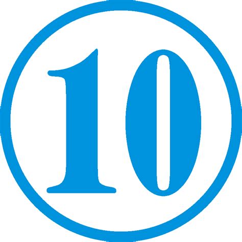 Gallery For Number 10 Clip Art