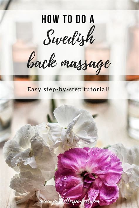 Swedish Back Massage Tutorial How To Massage Yourself Massage
