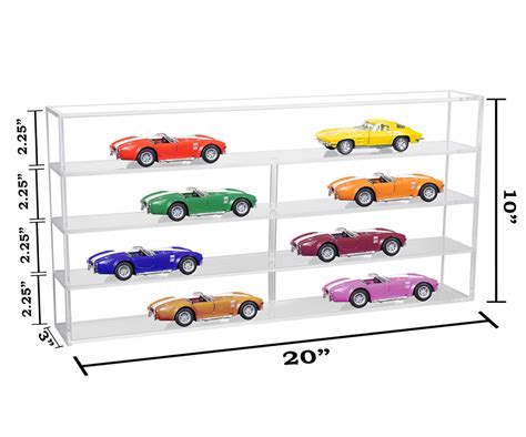 Clear Acrylic Diecast Model Car Display Case With Shelves Better