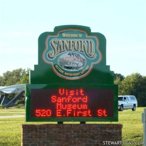 Municipal Sign For Sanford City Sanford Fl