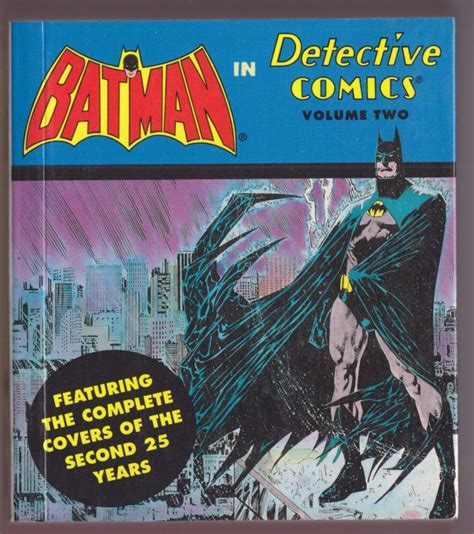Batman In Detective Comics Vol2 Complete Covers Of The Second 25 Years