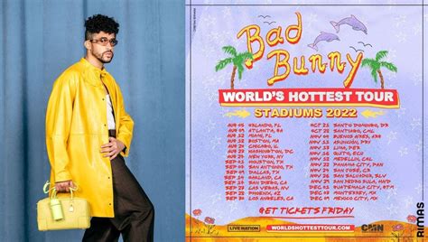 Bad Bunny Trae El Worlds Hottest Tour Al Estadio Bbva En Monterrey 2022 Fechas Y Precios De